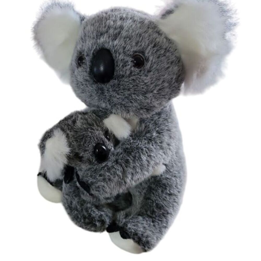 Kola Bear Mom and Baby Plush